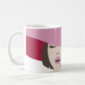 Mode Simple Stylé Moderne Personnalisé Mug (Gauche)