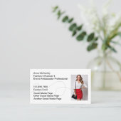 Mode Social Media Influencer Visitekaartje (Staand voorkant)