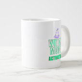 MODE SORCIÈRE ACTIVÉ – Mug Neon Halloween (Devant droit)