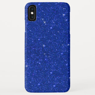 Mode Sparkle Royal Blue Glitter iPhone XS Max Hoesje