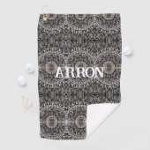  mode steampunk gothic Silver Golfhanddoek (Insitu)