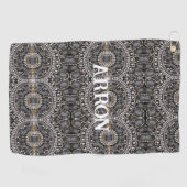  mode steampunk gothic Silver Golfhanddoek (Horizontaal)