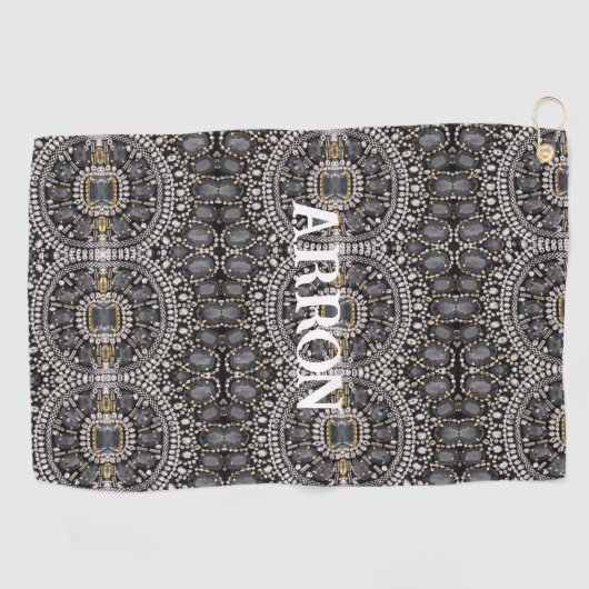  mode steampunk gothic Silver Golfhanddoek (Horizontaal)