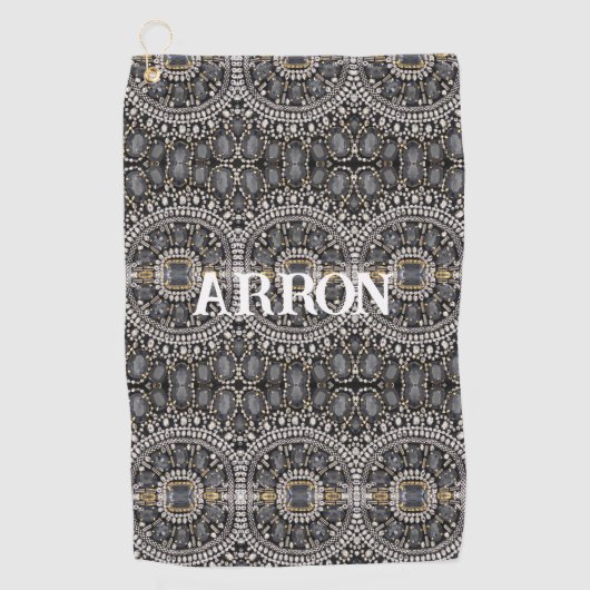  mode steampunk gothic Silver Golfhanddoek (Voorkant)