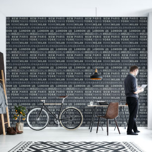 Mode steden behang