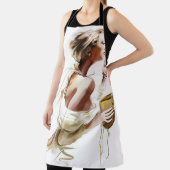 Mode: Stijlvol hedendaags portret. Schort (Insitu)