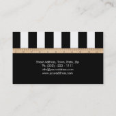 Mode Studio Sewing Model House Visitekaartje (Achterkant)