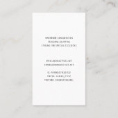 Mode Stylist Content Creator Naaister Visitekaartje (Achterkant)