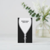 MODE STYLIST-template voor visitekaartjes (Staand voorkant)