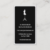 MODE STYLIST-template voor visitekaartjes (Achterkant)