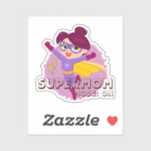 Mode Supermom : Activé | Sticker Hero Mom (Feuille)