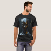 # mode : t-shirt noir pour hommes. (Devant entier)