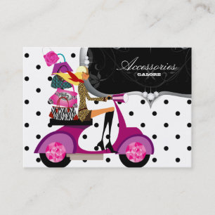 Mode Tas Scooter Meisje Visitekaartje