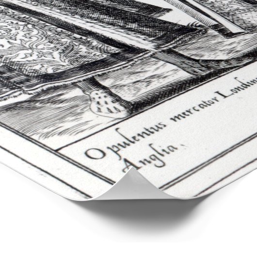 Mode tijdens de Tudor-periode Poster (Hoek)