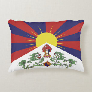 Mode tussen Tibet en Tibetaanse vlagslaapkamer / H Accent Kussen