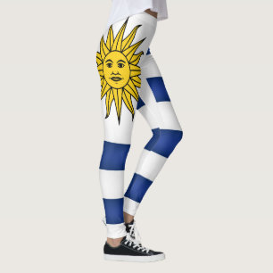 Mode Uruguay-vlag koelen Leggings