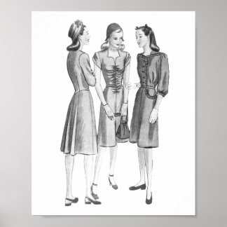  Mode V2 BW Poster 1940s