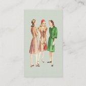  Mode V2 Groen 1940s Visitekaartje (Achterkant)