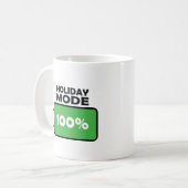 Mode vacances 100% café Lover Mugs Cadeau Hommes F (Devant gauche)