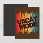 mode vacances   invitation (Devant / Derrière)