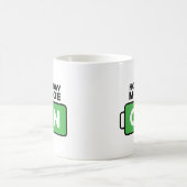 Mode Vacances Sur Motivation Design Café Lover Mug (Centre)