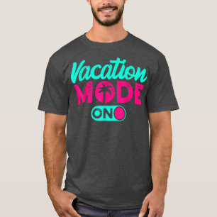 Mode Vacances T-Shirt Mignon Été Croisière Détente