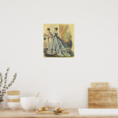 mode van 1860 poster (Keuken)