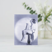 mode van 1920 met rookmodel briefkaart (Staand voorkant)