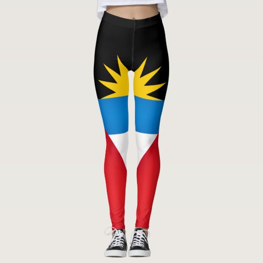 Mode van de vlag van Cool Antigua en Barbuda Leggings (Voorkant)