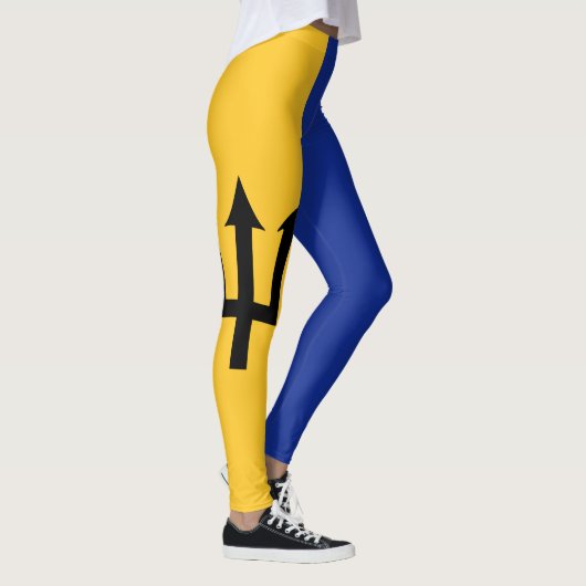 Mode van de vlag van Cool Barbados Leggings (Rechts)