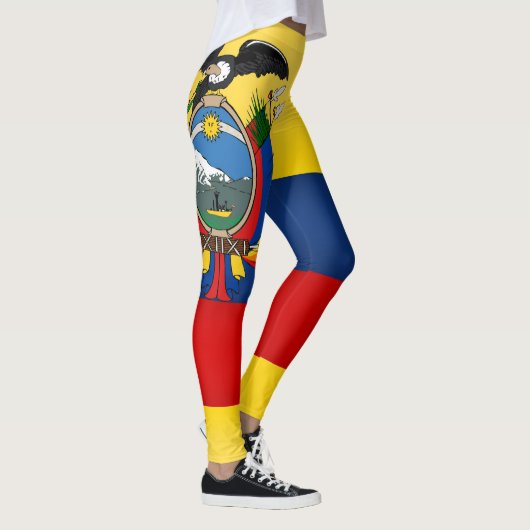 Mode van de vlag van Cool Ecuador Leggings (Rechts)