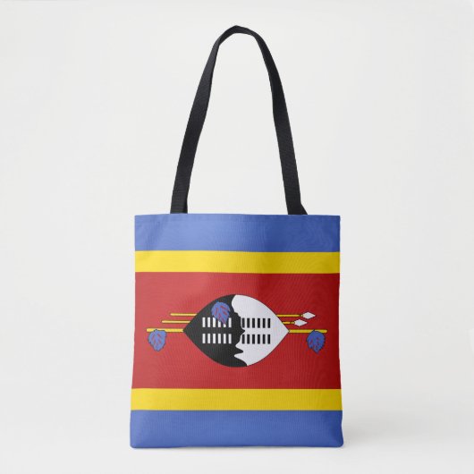 Mode van de vlag van Cool Swaziland (Eswatini) Draagtas (Voorkant)