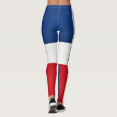 Mode van de vlag van de Dominicaanse Republiek Leggings (Achterkant)