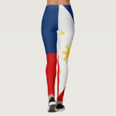 Mode van de vlag van de Filipijnen Leggings (Achterkant)