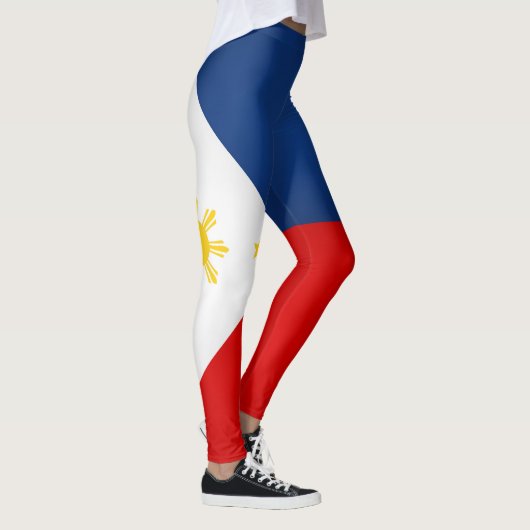 Mode van de vlag van de Filipijnen Leggings (Rechts)