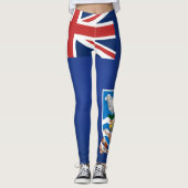Mode van de vlag van de KoelFalklandeilanden Leggings (Voorkant)