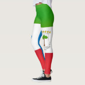 Mode van de vlag van Equatoriaal-Guinea Leggings (Links)