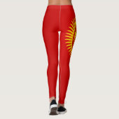 Mode van de vlag van Kirgizië Leggings (Achterkant)