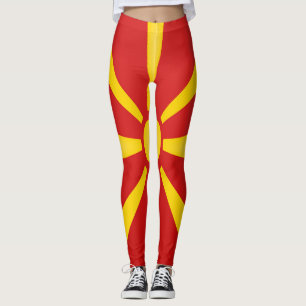 Mode van de vlag van Kool Macedonië Leggings