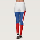 Mode van de vlag van Slowakije Leggings (Achterkant)