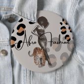 Mode van de vrouw ronde button 6,0 cm (In situ)