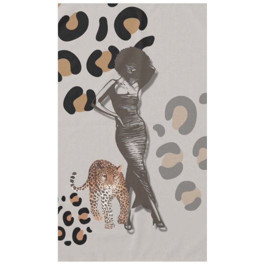 Mode van de vrouw tafelkleed (Voorkant)