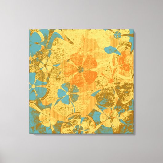 Mode van Floral Canvas Afdruk (Voorkant)