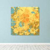 Mode van Floral Canvas Afdruk (Insitu (Houten vloer))