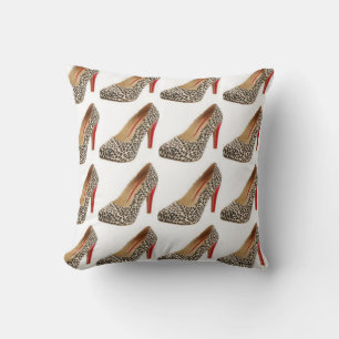 Mode van Leopard Shoe Diva Pillow Kussen