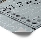 Mode van Parijs Poster (Hoek)