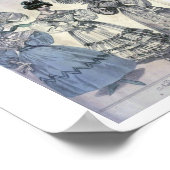 Mode van Vintage vrouwen 1800 Poster (Hoek)