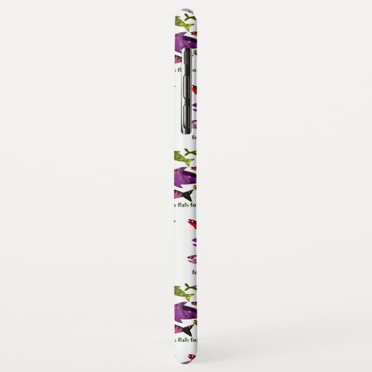 mode van vis Case-Mate iPhone case (Achterkant/links)