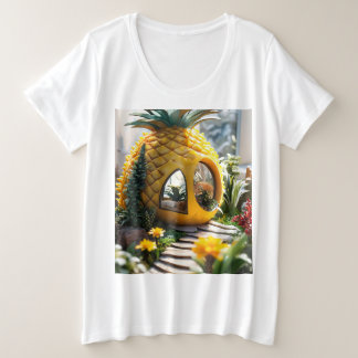 Mode van vrouwen grote maat t-shirt