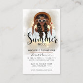 Mode van zomertijden Visitekaartje (Achterkant)
